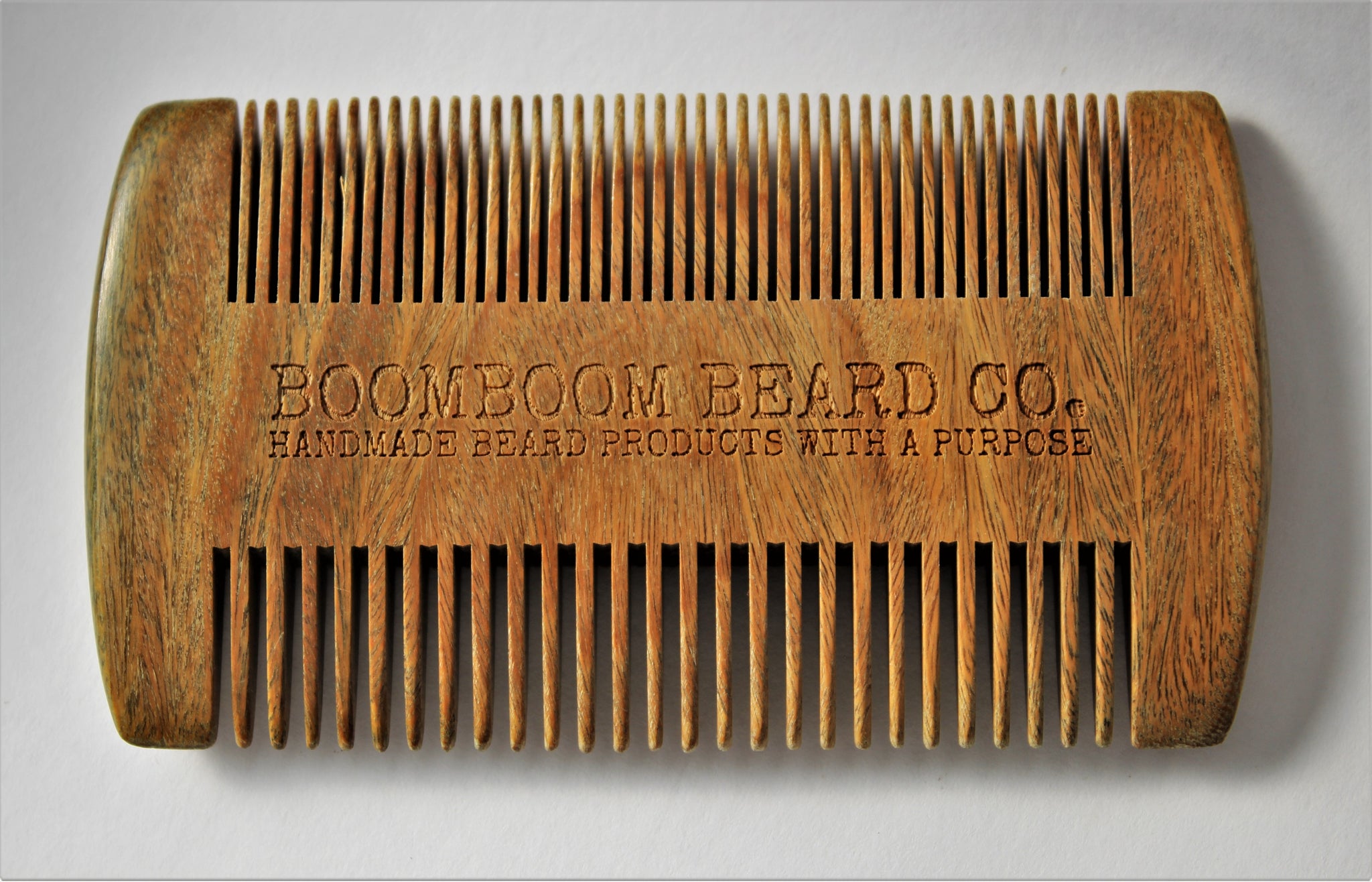 Sandalwood Dual-Sided Beard Comb